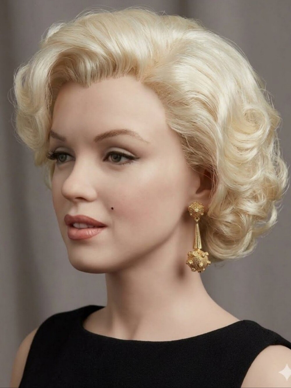 Marilyn Monroe Collection Delicate Gold Filigree Drop Earrings - Women's Jewelry